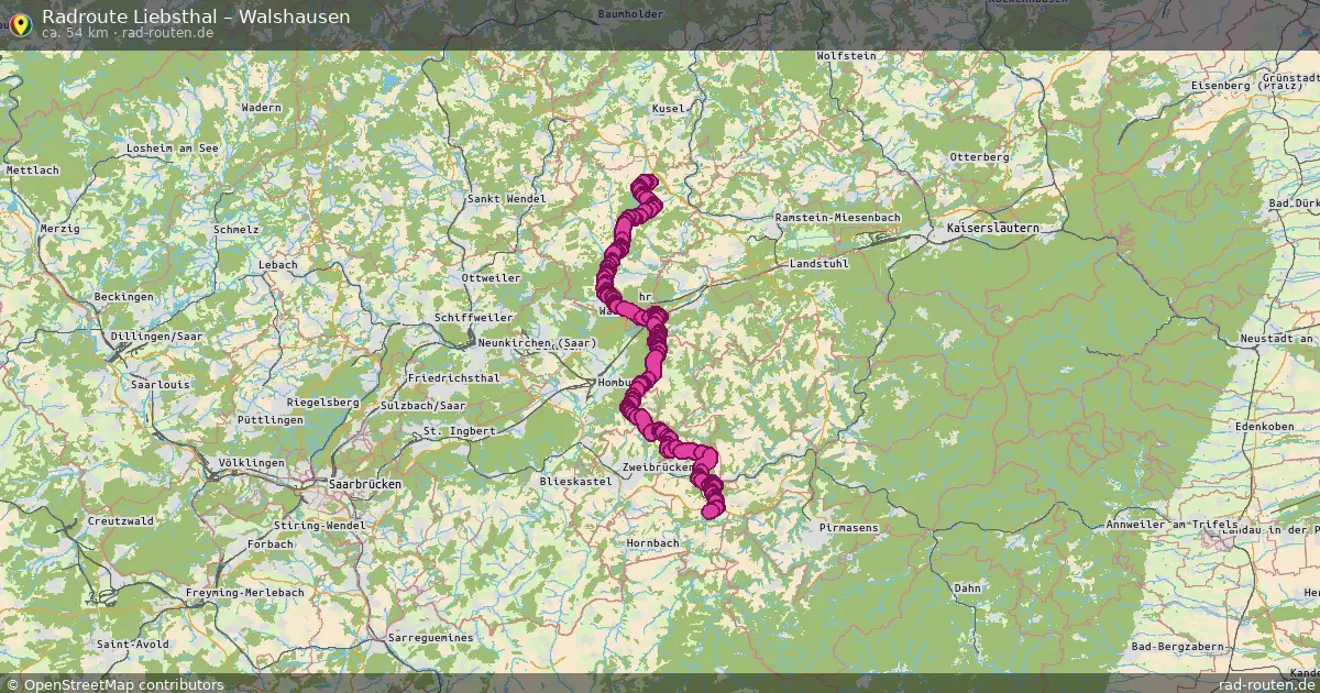 Radtour Liebsthal – Walshausen