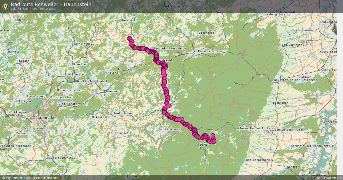 Radtour Rehweiler – Hauenstein