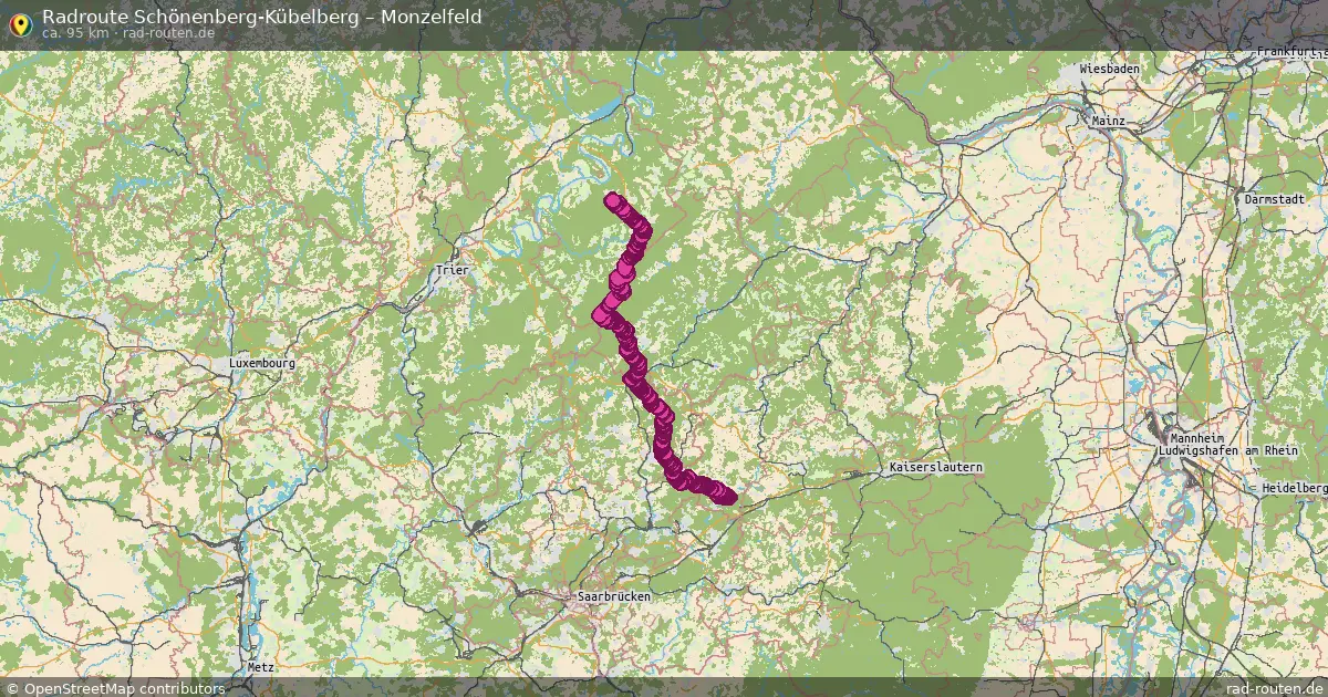 Radtour Schönenberg-Kübelberg – Monzelfeld