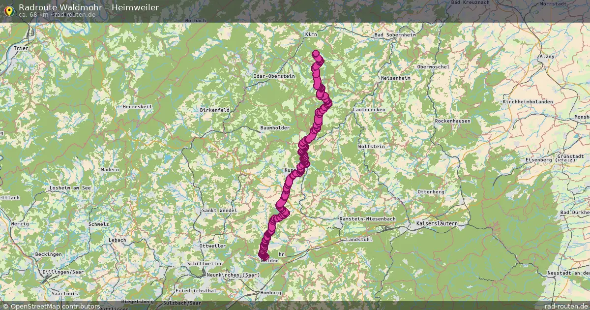 Radtour Waldmohr – Heimweiler