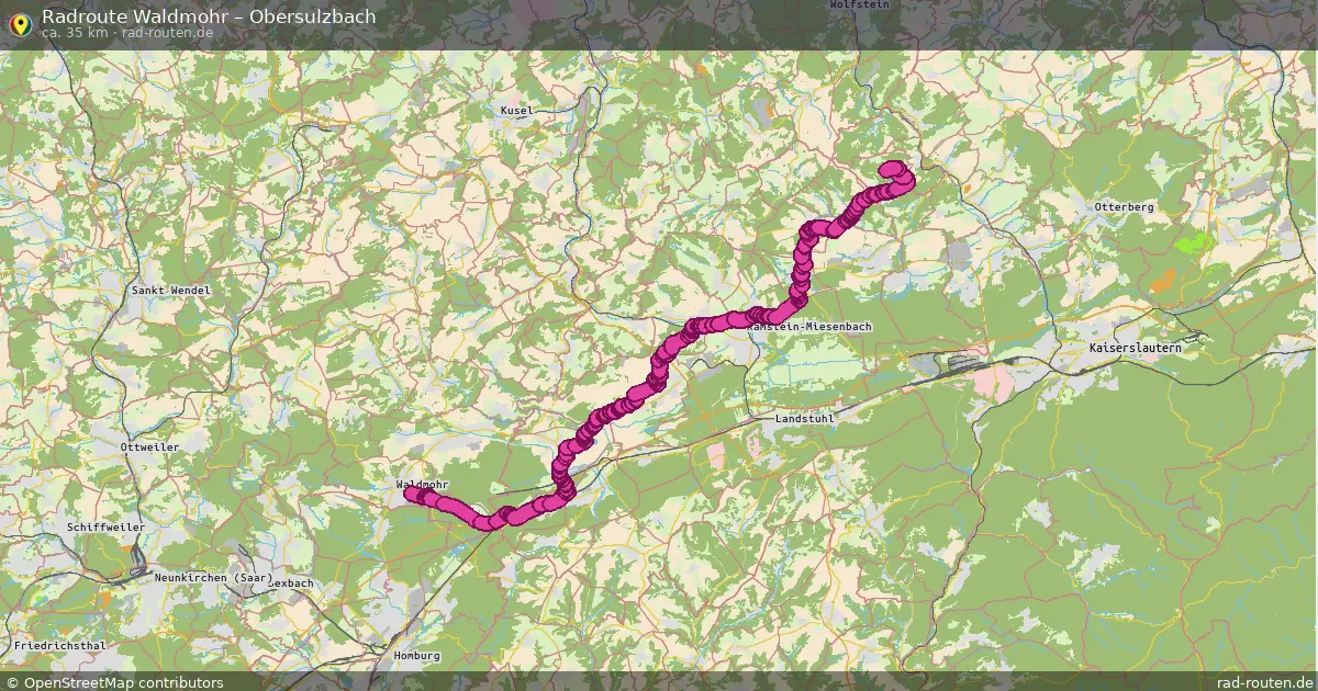 Radtour Waldmohr – Obersulzbach
