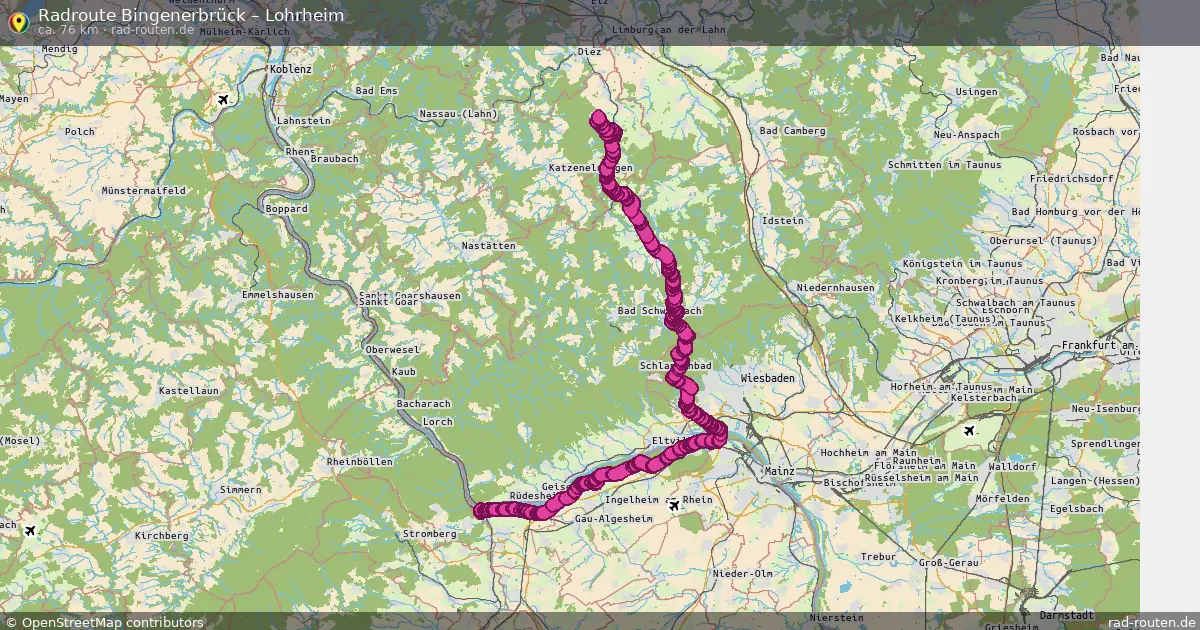 Radtour Bingenerbrück – Lohrheim