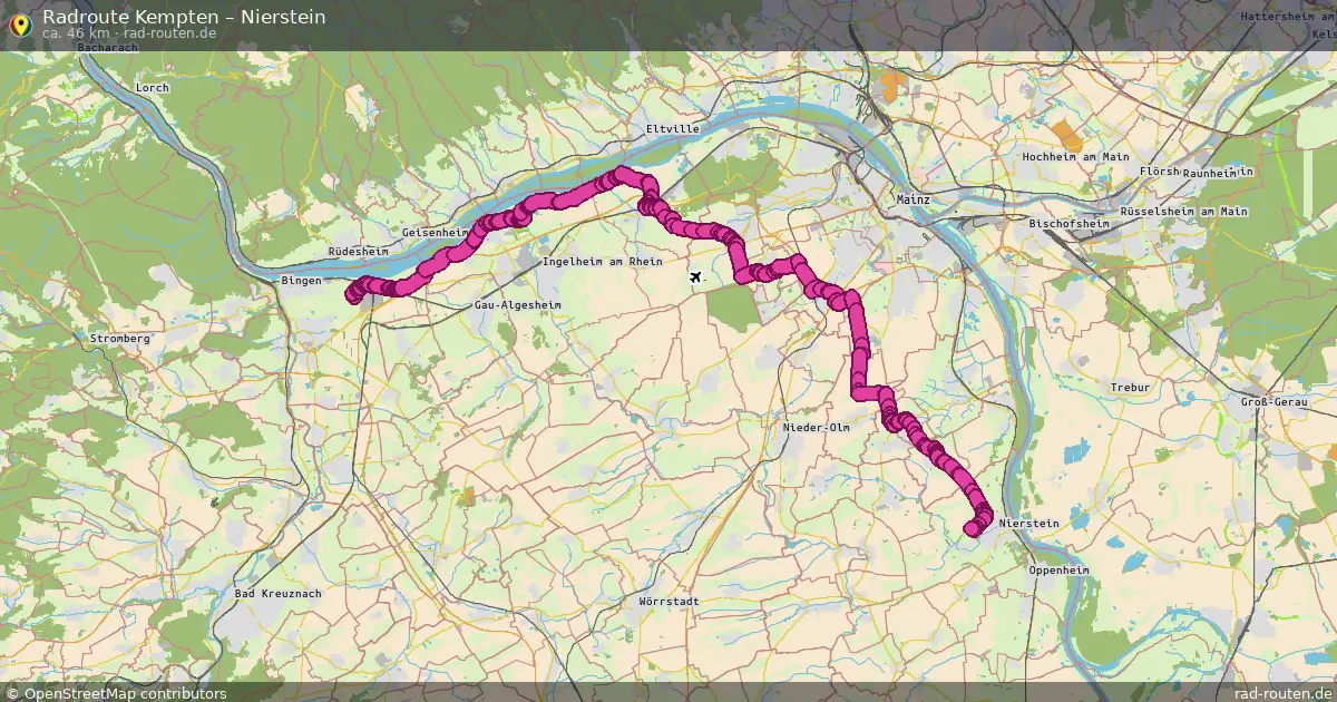 Radtour Kempten – Nierstein
