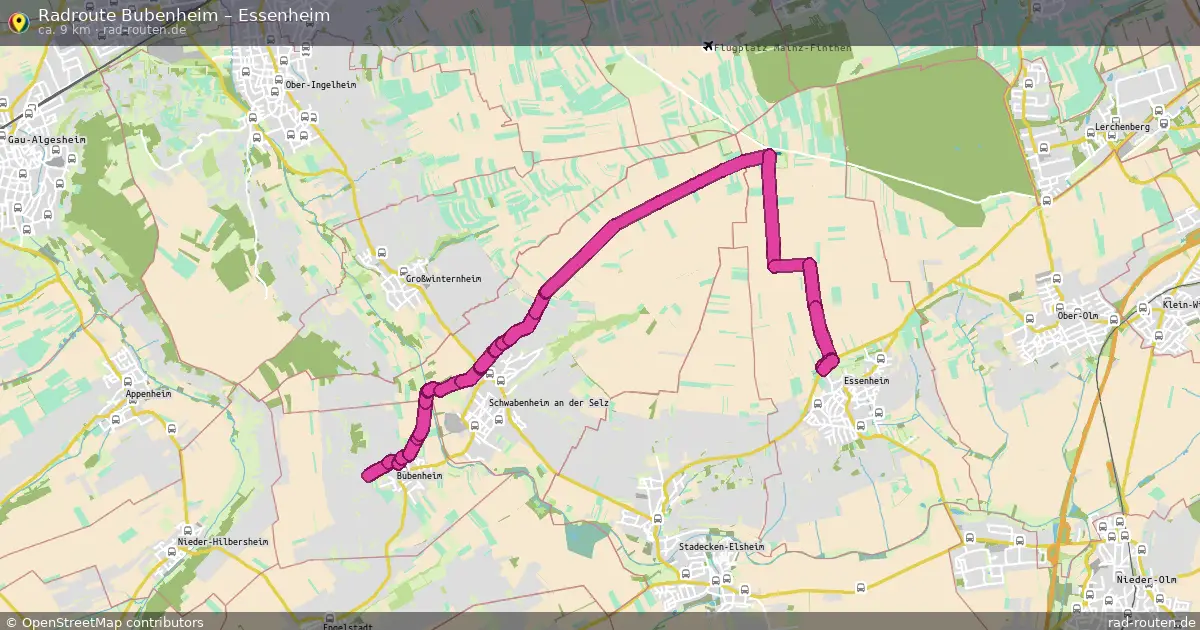 Radtour Bubenheim – Essenheim