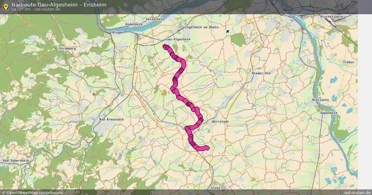 Radtour Gau-Algesheim – Ensheim