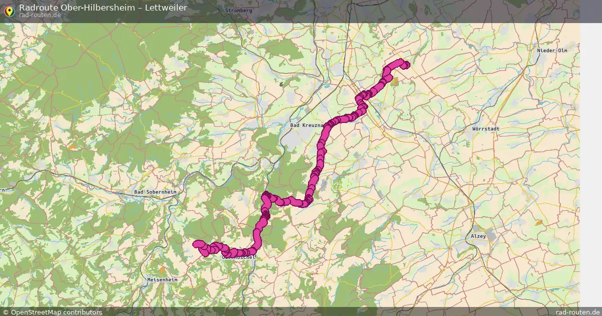 Radtour Ober-Hilbersheim – Lettweiler