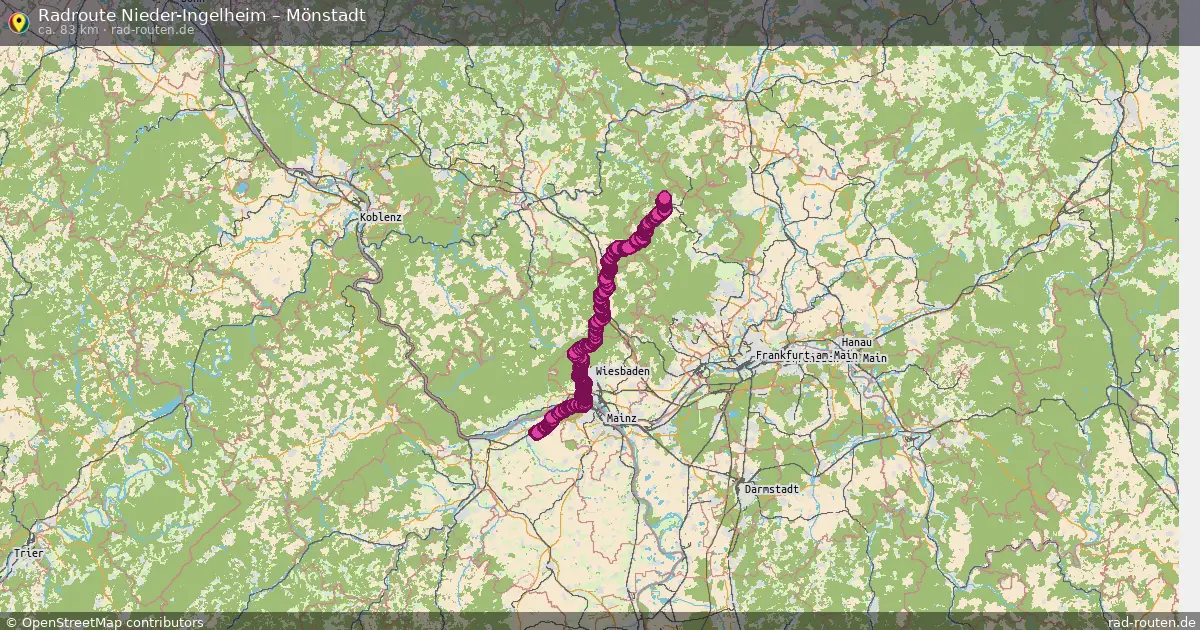 Radtour Nieder-Ingelheim – Mönstadt