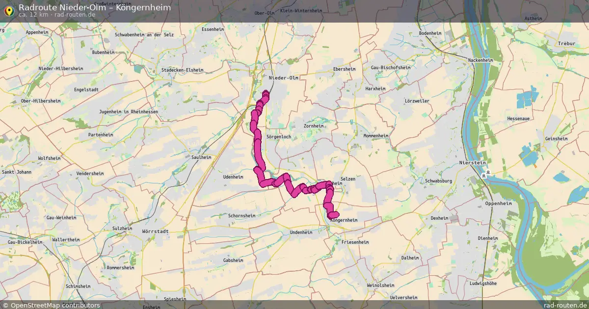 Radtour Nieder-Olm – Köngernheim
