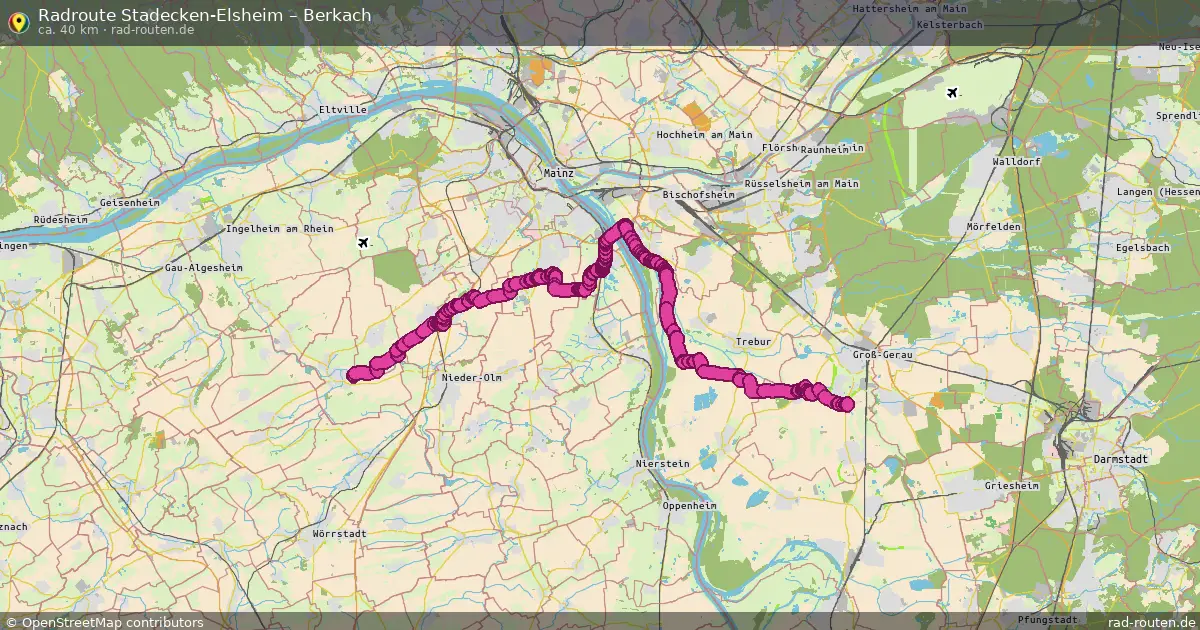 Radtour Stadecken-Elsheim – Berkach