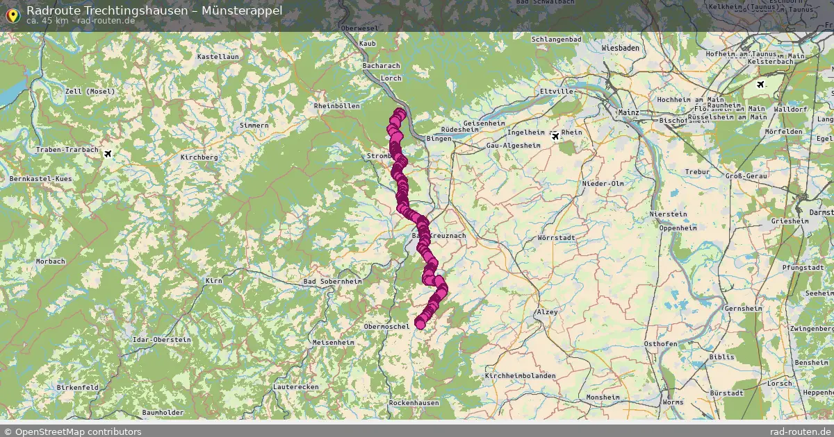 Radtour Trechtingshausen – Münsterappel