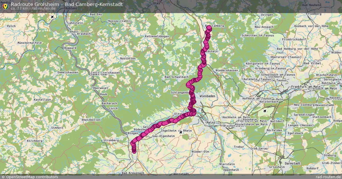 Radtour Grolsheim – Bad Camberg-Kernstadt
