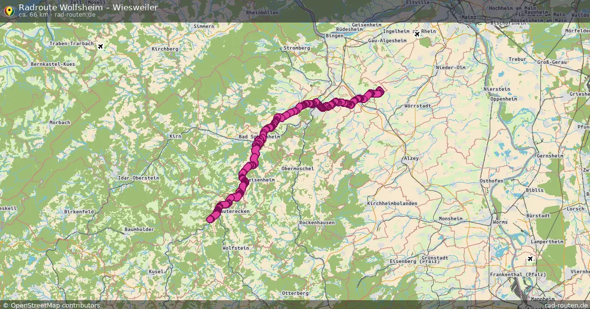 Radtour Wolfsheim – Wiesweiler