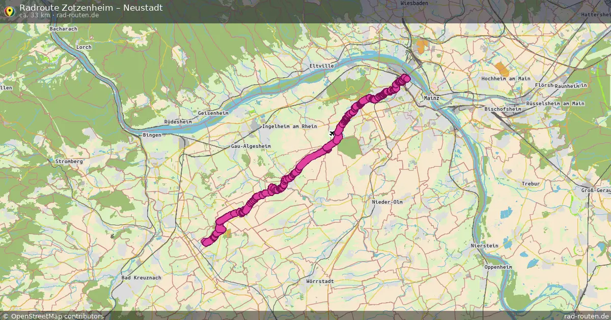 Radtour Zotzenheim – Neustadt