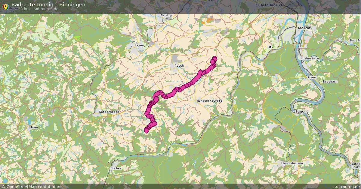 Radtour Lonnig – Binningen