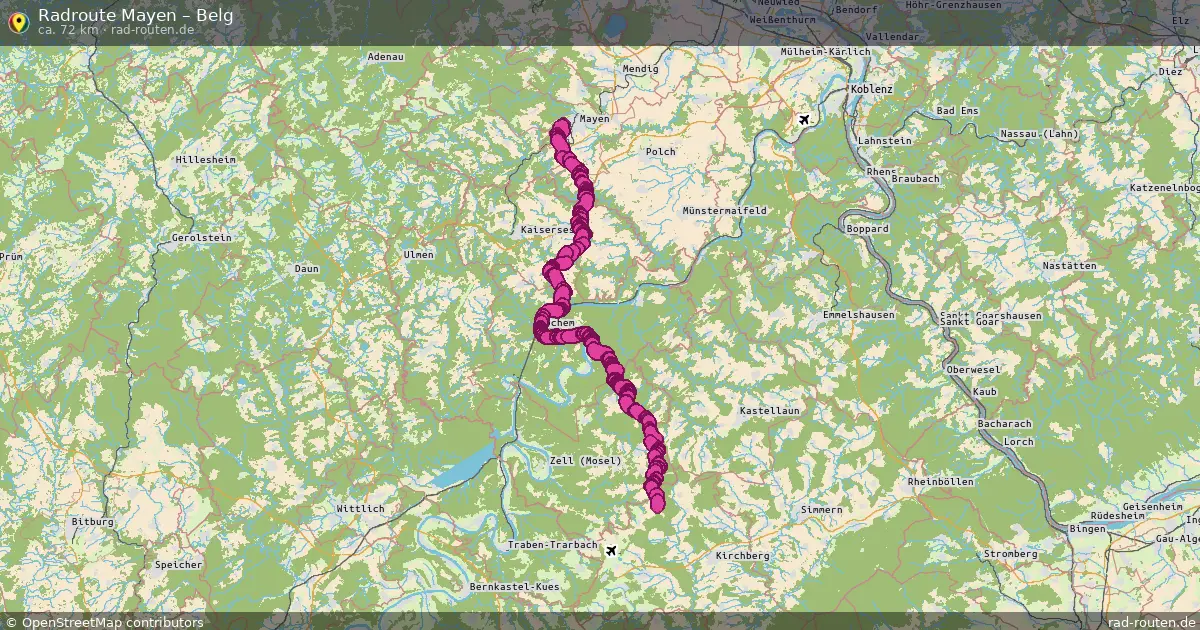 Fahrradroute Mayen – Belg