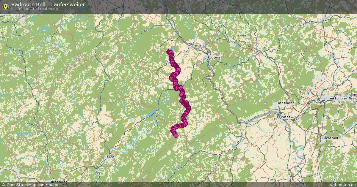 Radtour Bell – Laufersweiler