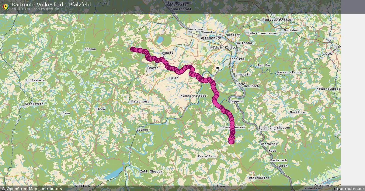 Radtour Volkesfeld – Pfalzfeld