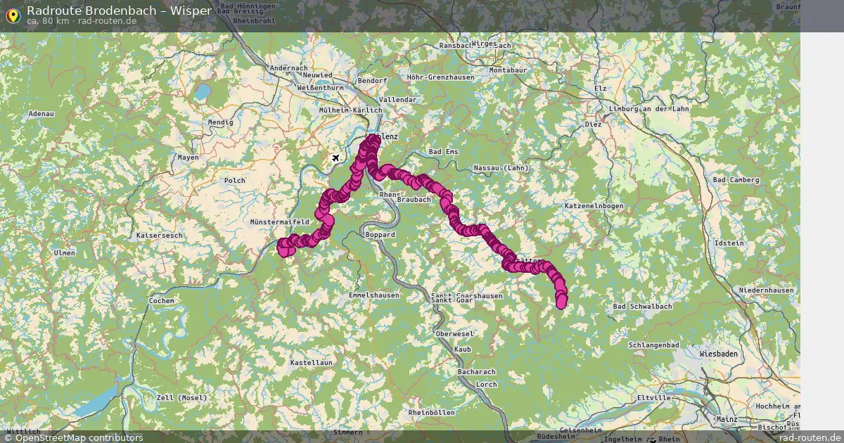 Radtour Brodenbach – Wisper