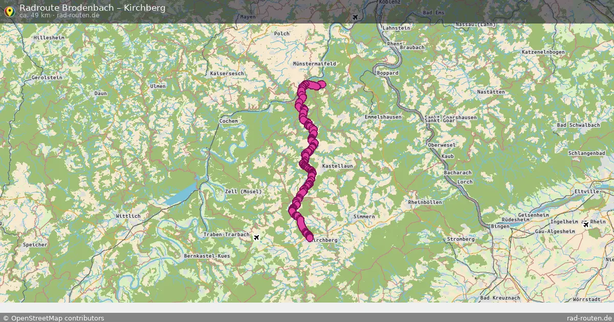Radtour Brodenbach – Kirchberg