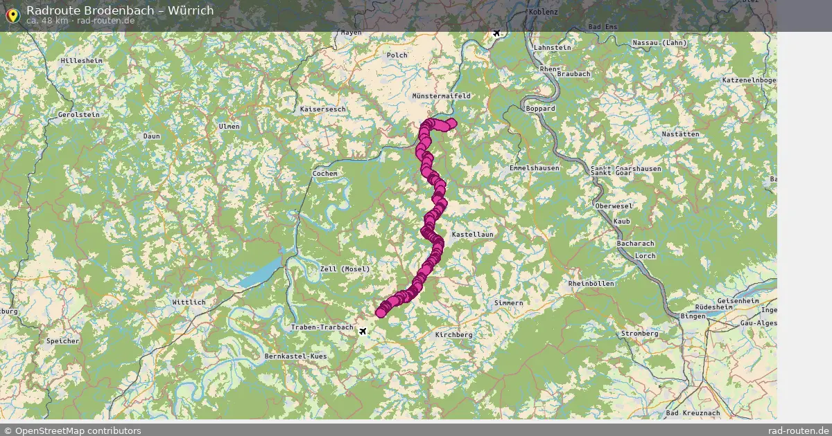 Radtour Brodenbach – Würrich