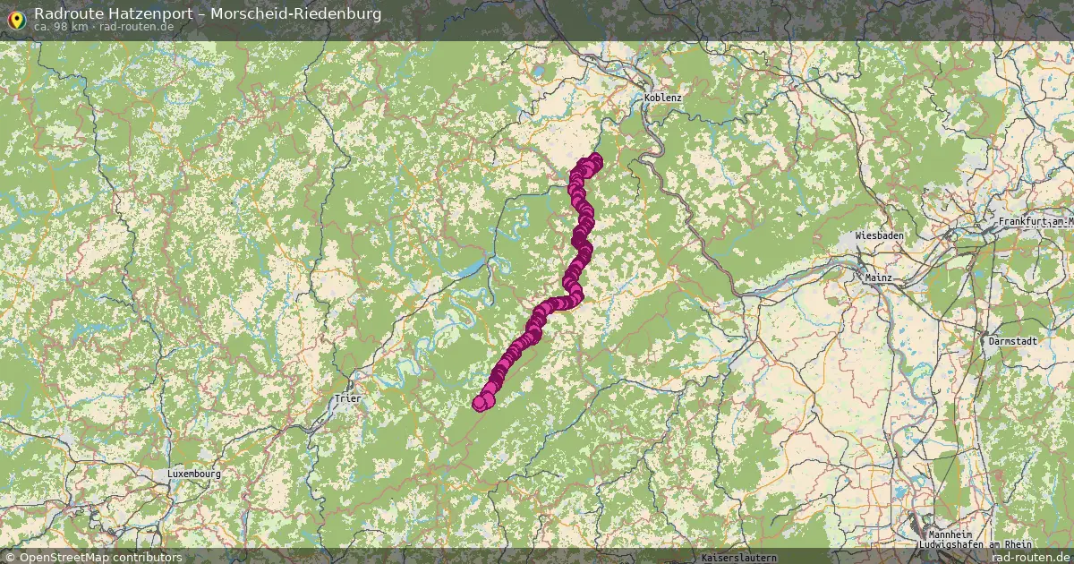 Radtour Hatzenport – Morscheid-Riedenburg