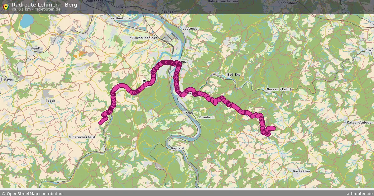 Radtour Lehmen – Berg