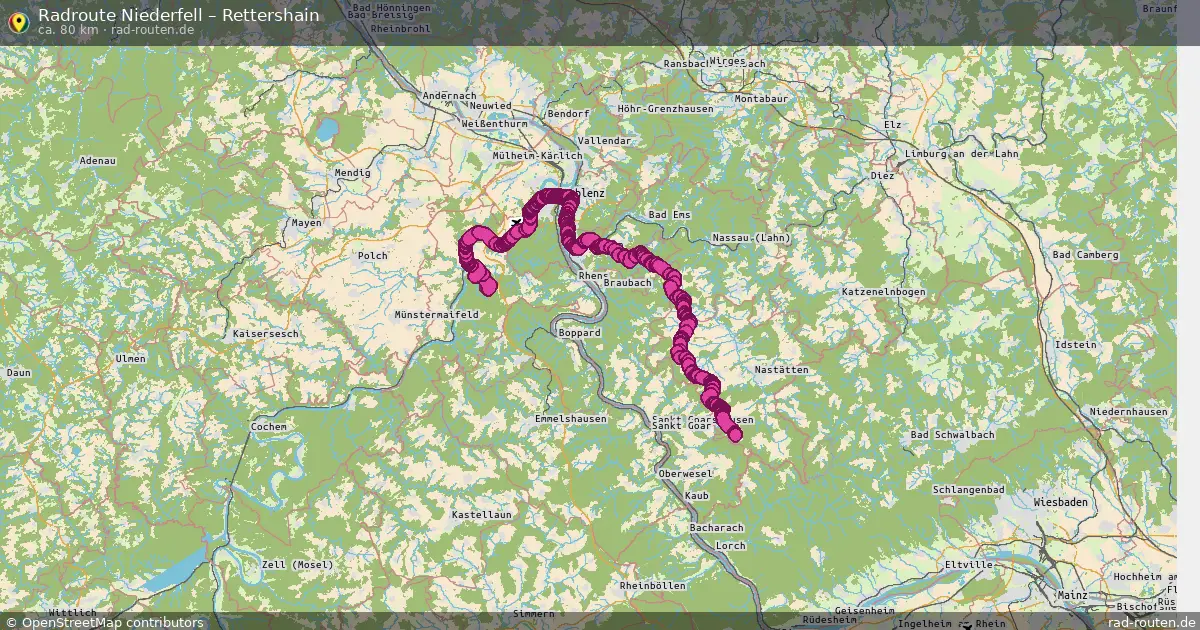 Radtour Niederfell – Rettershain