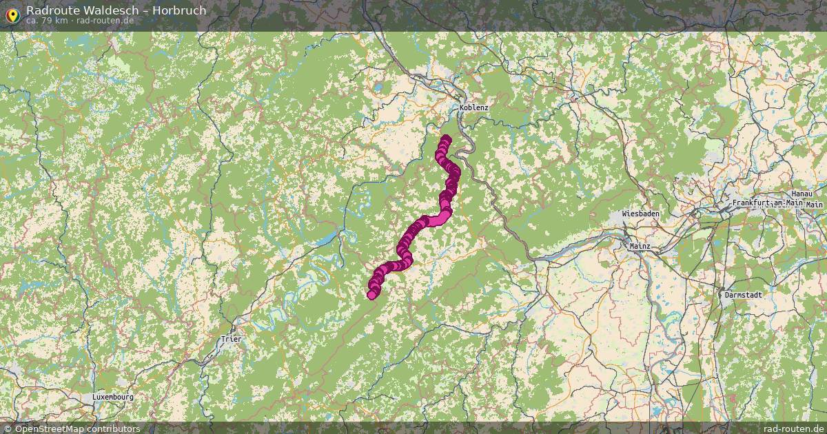 Fahrradroute Waldesch – Horbruch