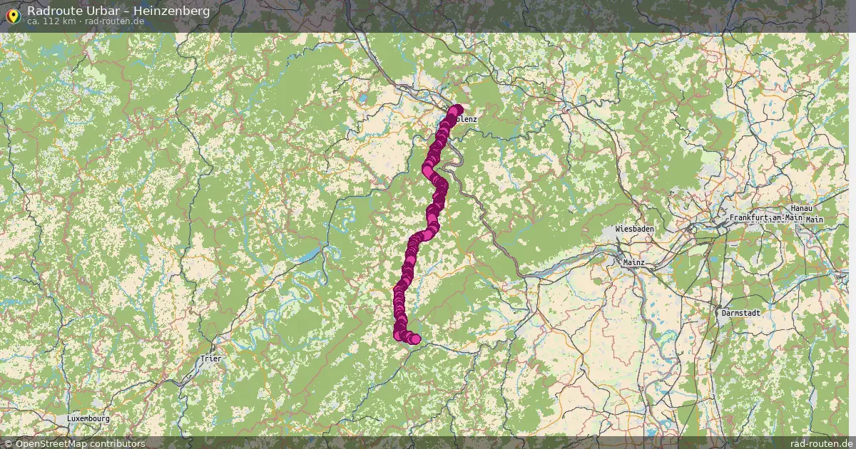Radtour Urbar – Heinzenberg