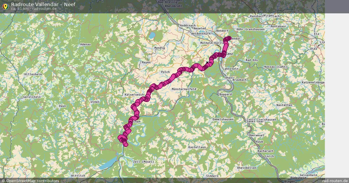 Fahrradroute Vallendar – Neef
