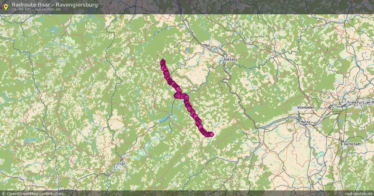 Fahrradroute Baar – Ravengiersburg