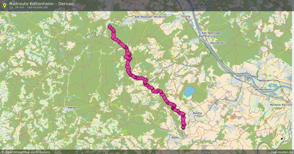 Radtour Kottenheim – Dernau