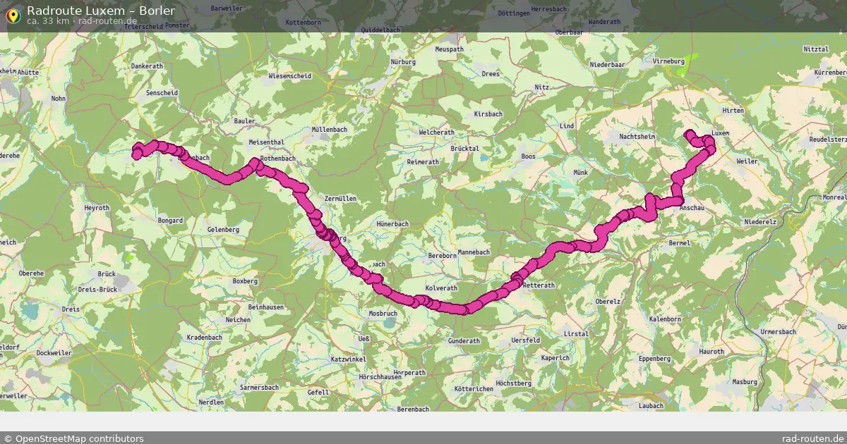 Radtour Luxem – Borler