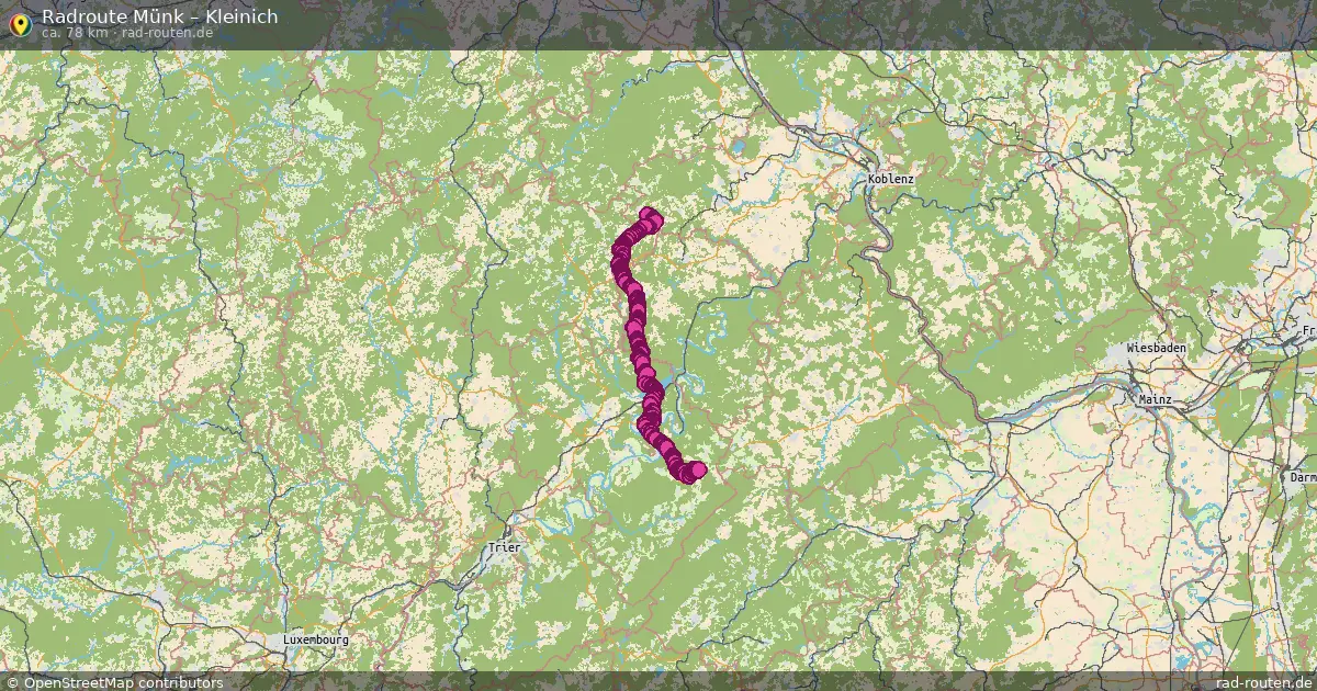 Radtour Münk – Kleinich