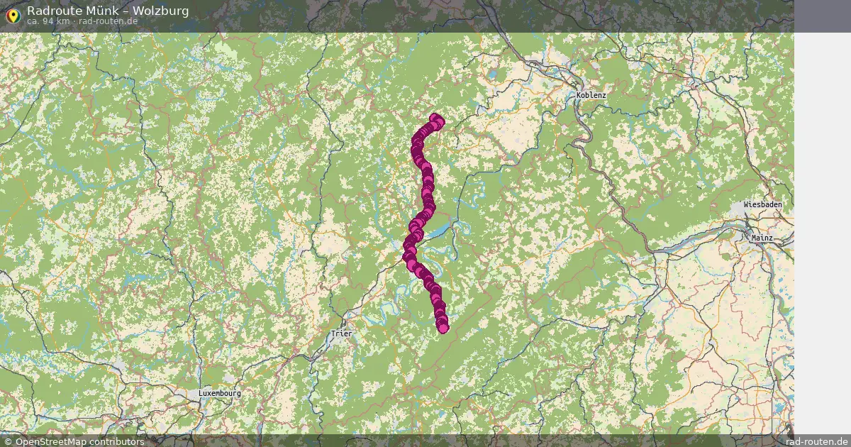 Radtour Münk – Wolzburg