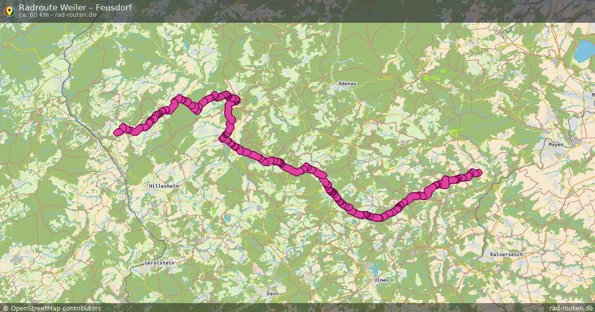 Radtour Weiler – Feusdorf