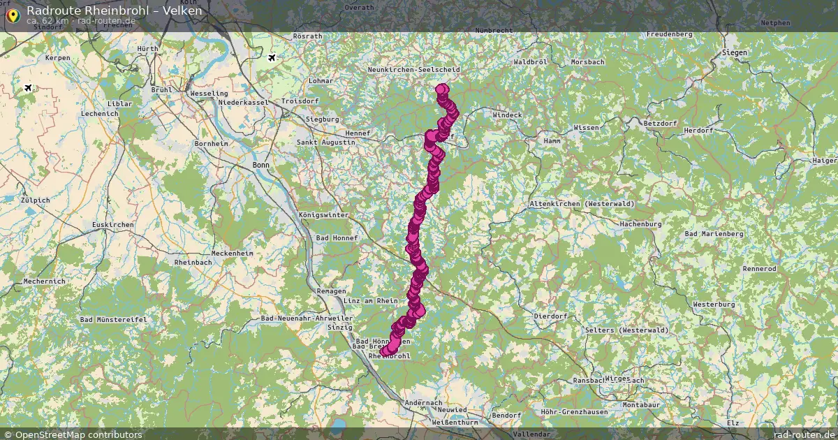 Radtour Rheinbrohl – Velken