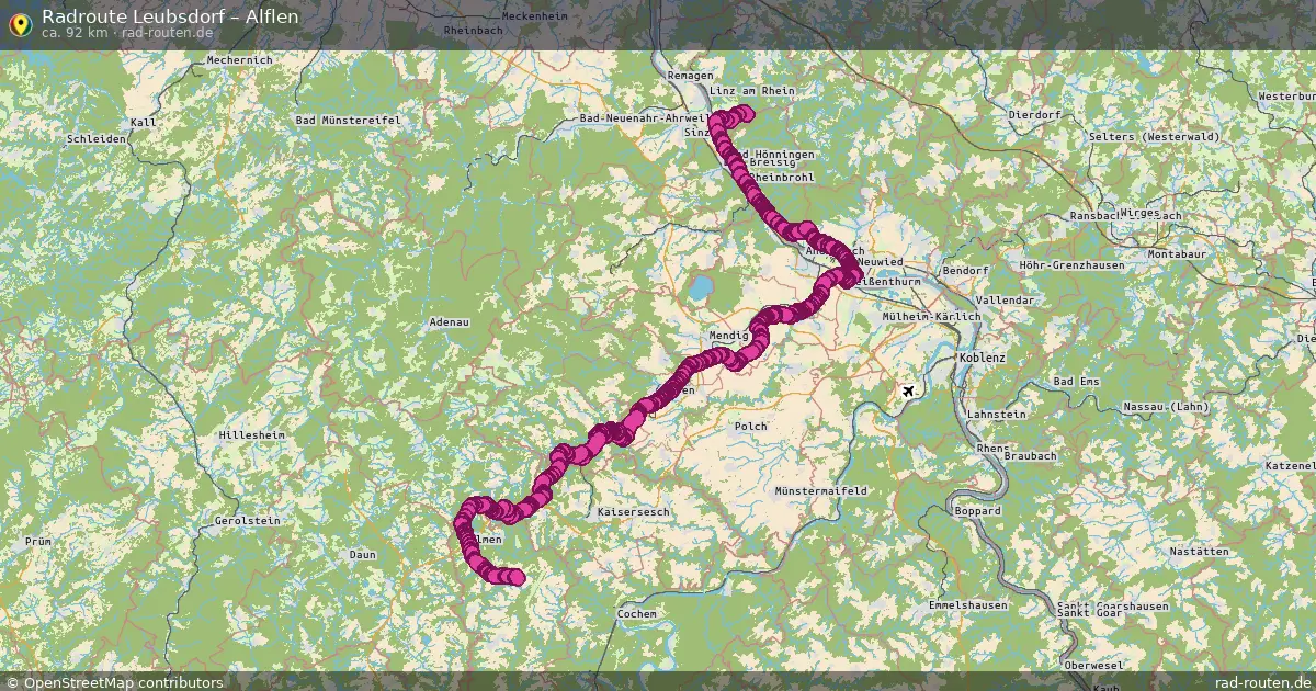 Radtour Leubsdorf – Alflen