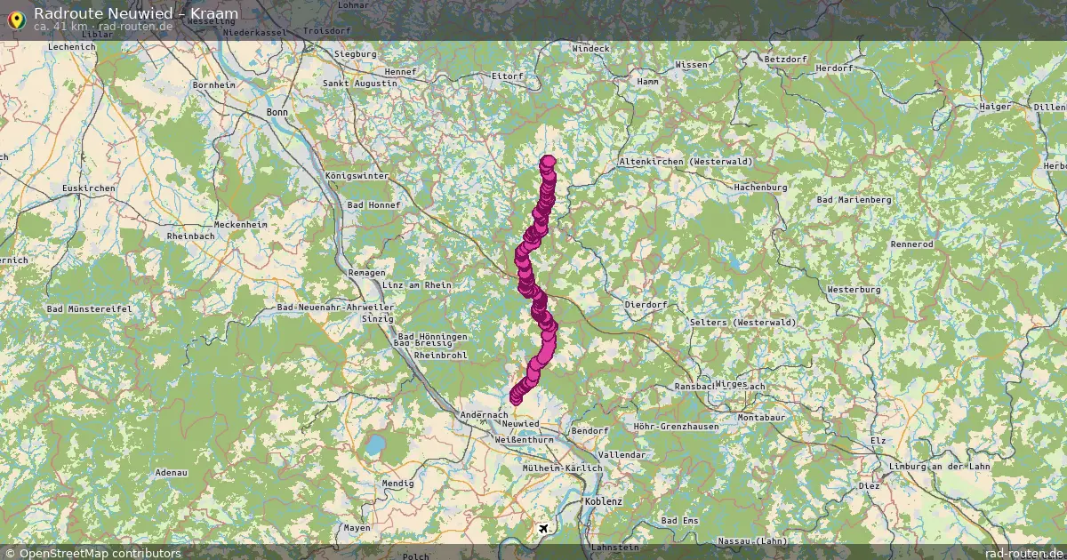 Radtour Neuwied – Kraam