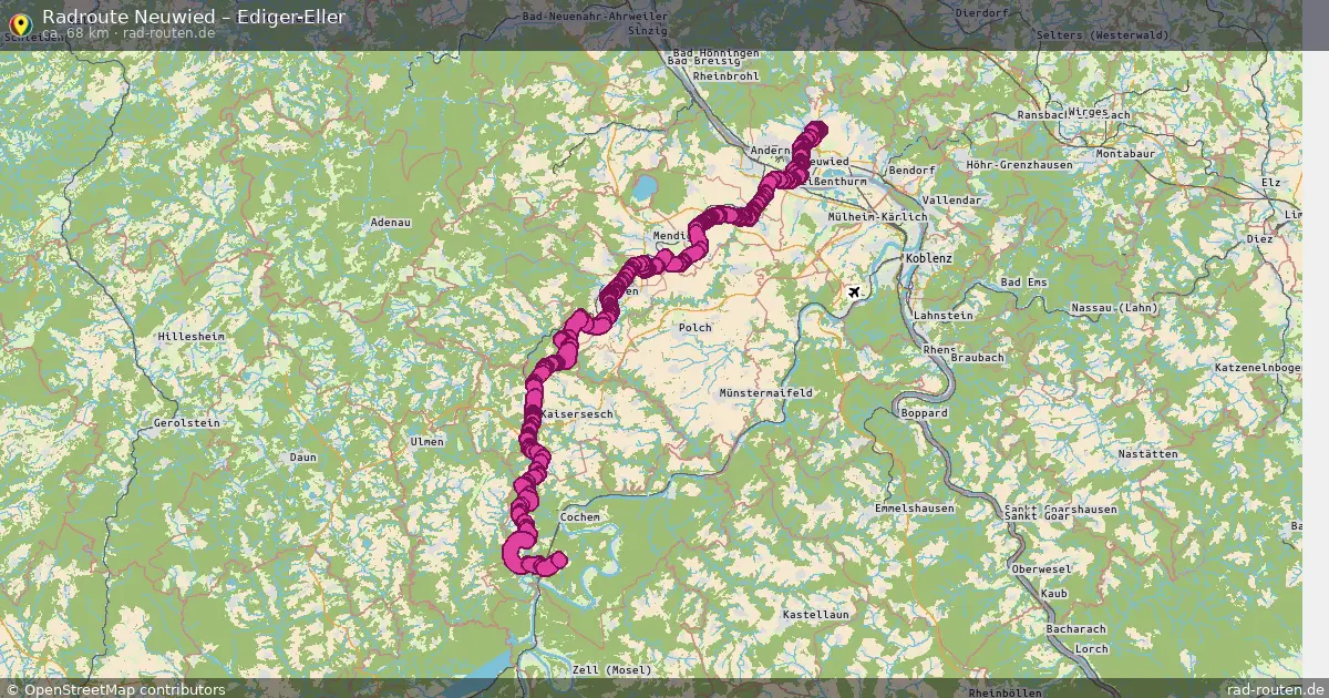Radtour Neuwied – Ediger-Eller