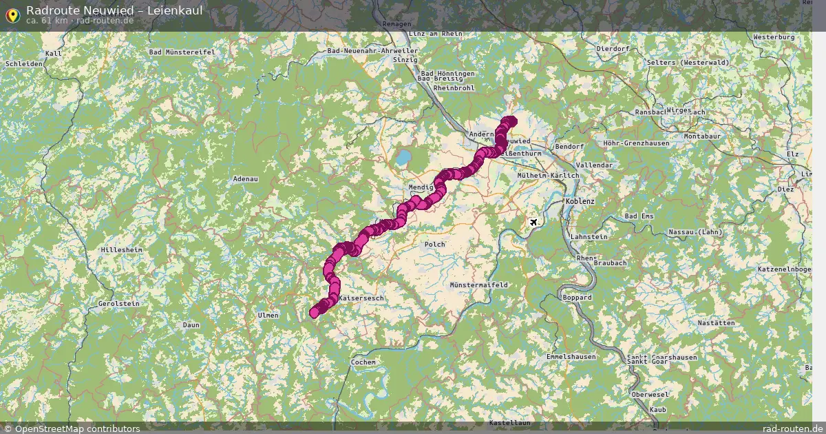 Radtour Neuwied – Leienkaul
