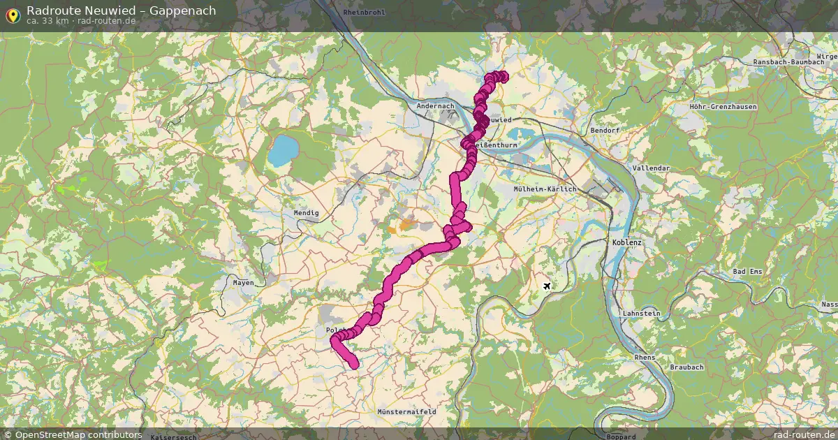 Radtour Neuwied – Gappenach