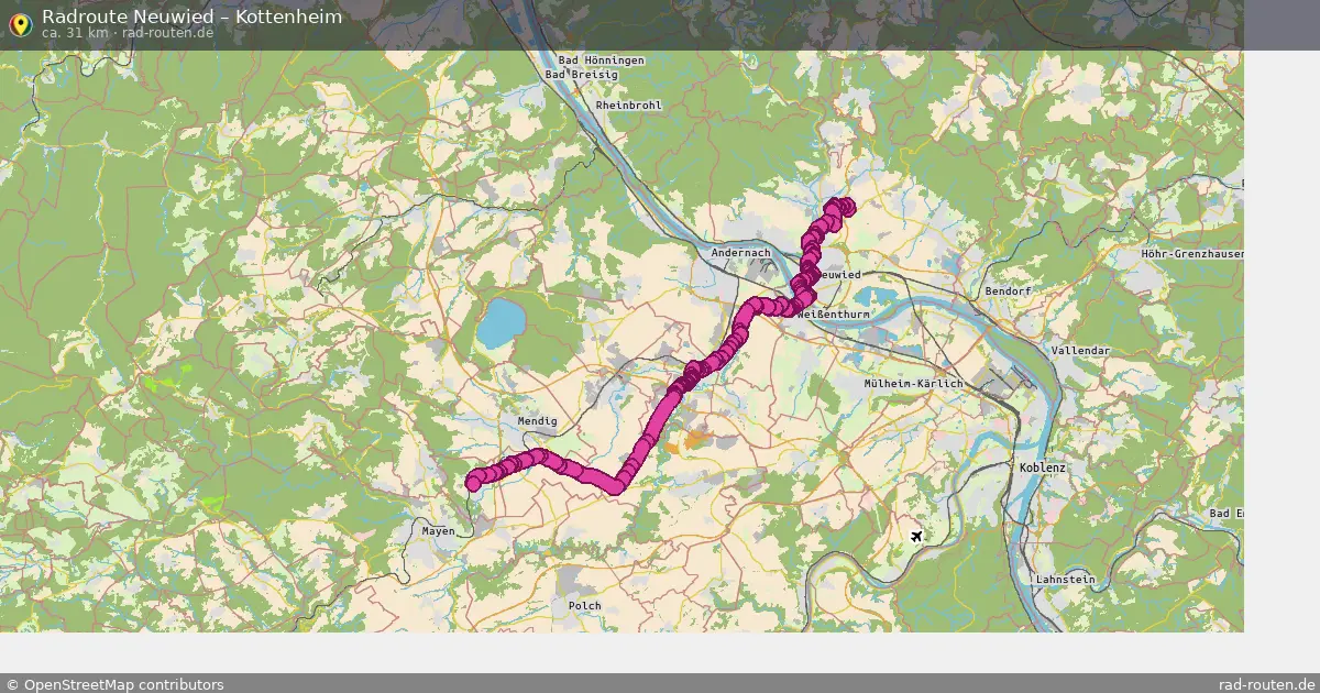 Radtour Neuwied – Kottenheim