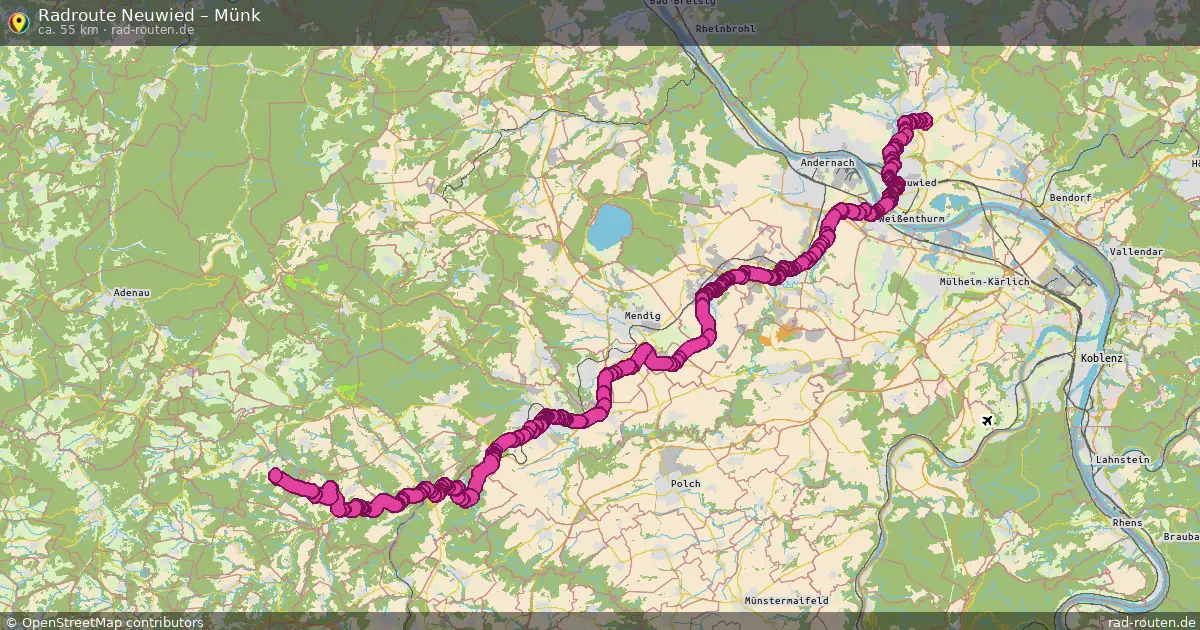 Radtour Neuwied – Münk
