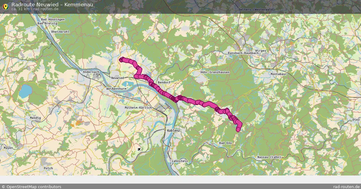 Radtour Neuwied – Kemmenau