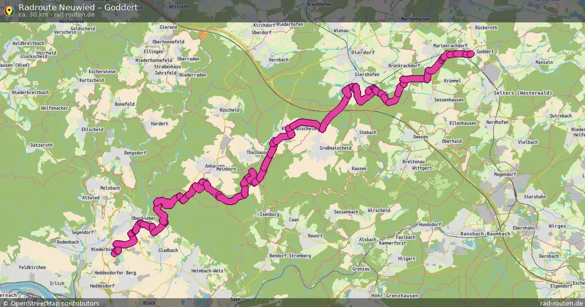 Radtour Neuwied – Goddert