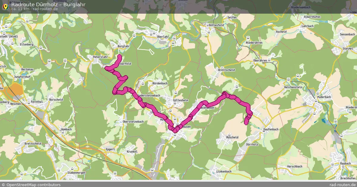 Radtour Dürrholz – Burglahr