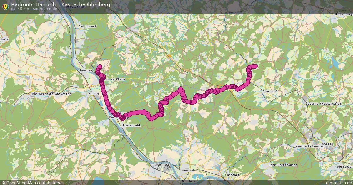 Radtour Hanroth – Kasbach-Ohlenberg