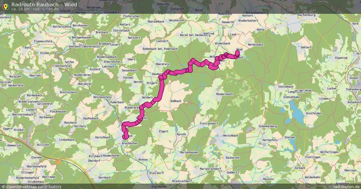 Radtour Raubach – Wied
