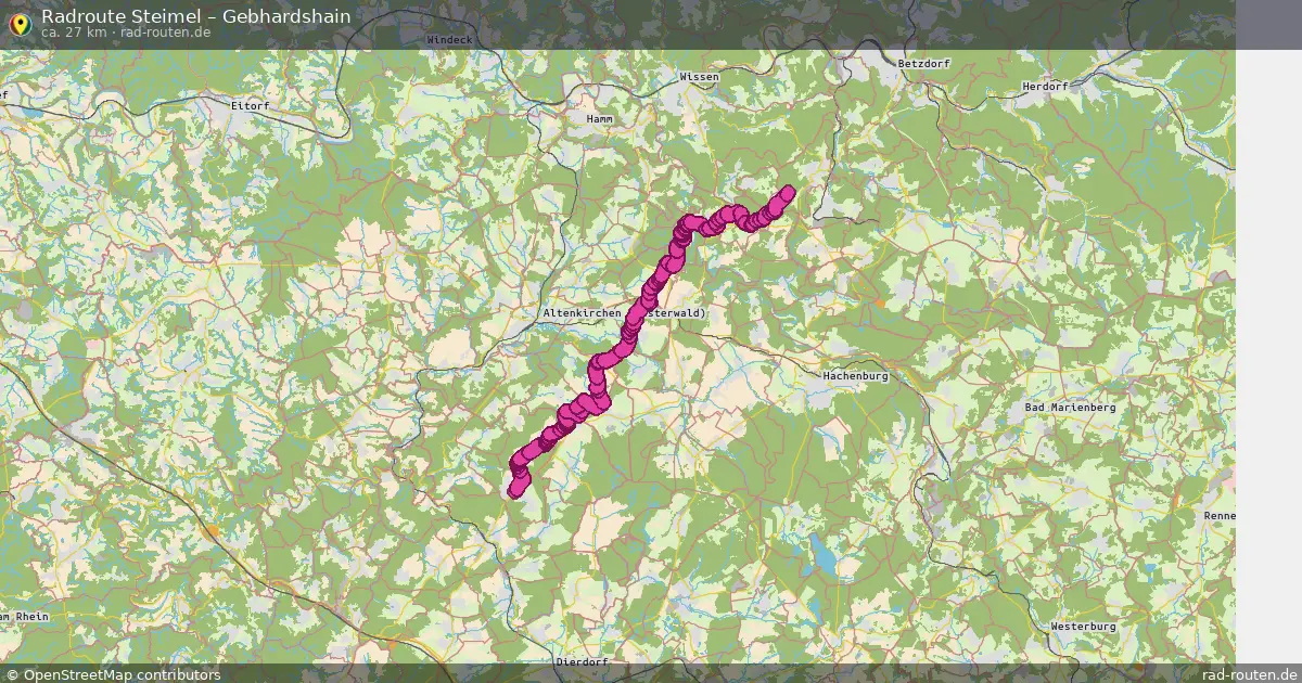 Radtour Steimel – Gebhardshain